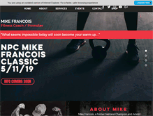 Tablet Screenshot of mikefrancois.com